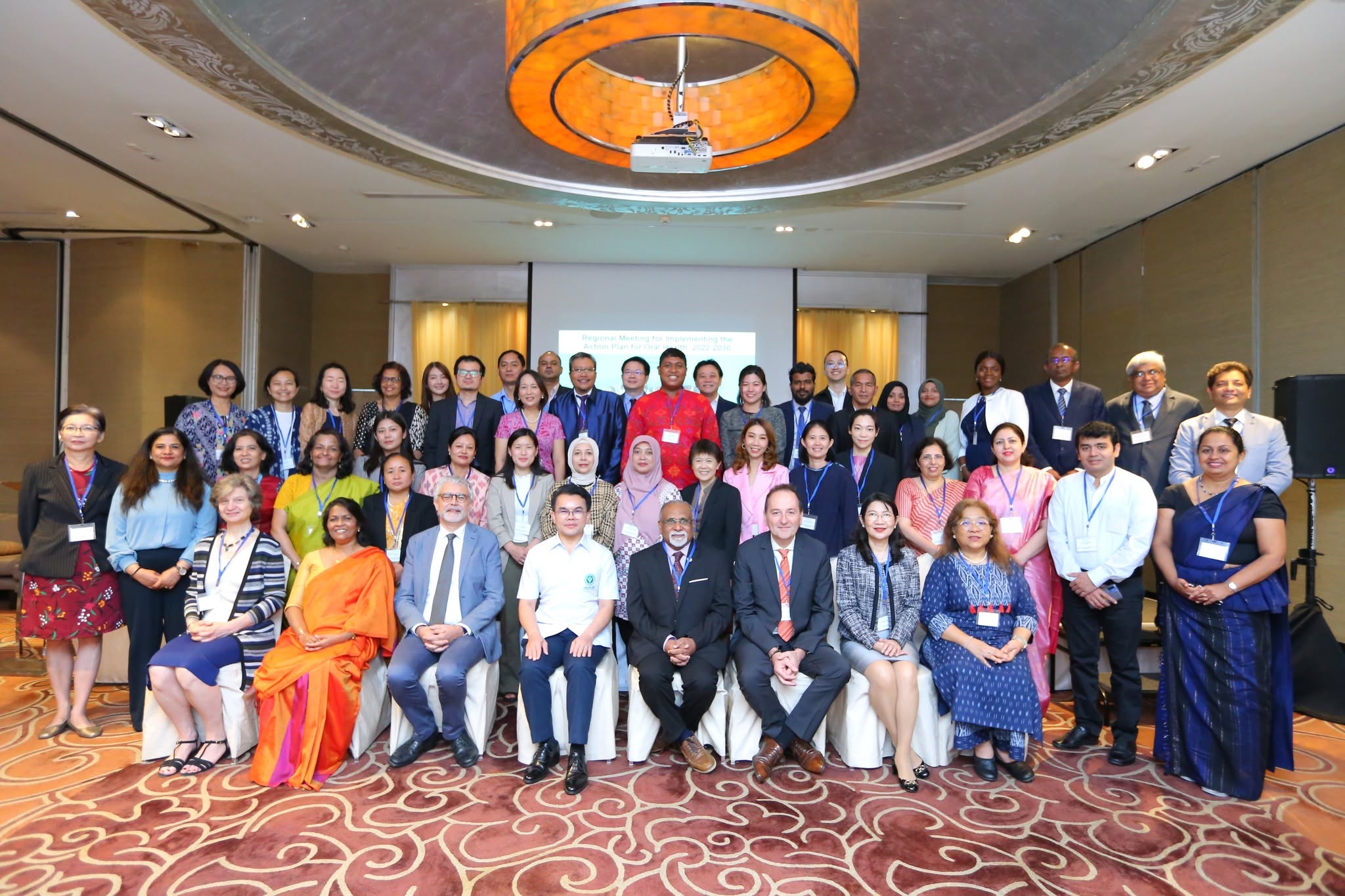 Regional meeting on implementing the Action Plan for Oral Health, with delegates from across Asia